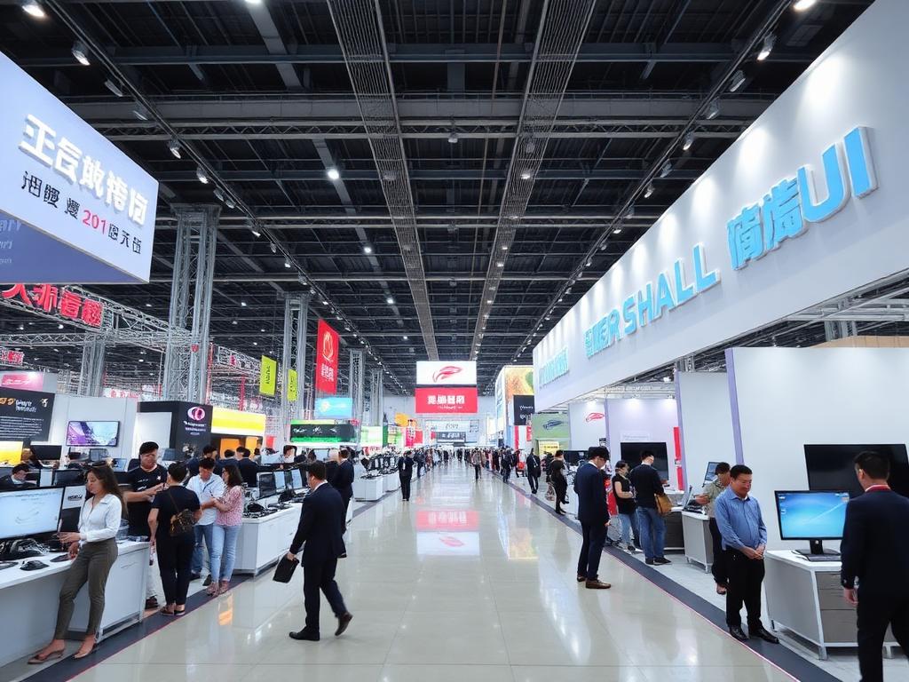 Feira de eletrônicos em Shenzhen